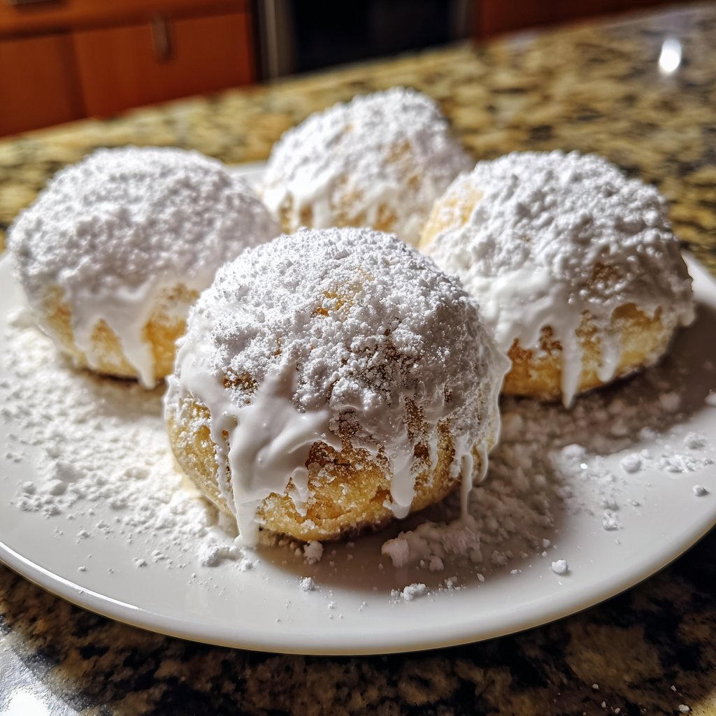 Quarkbällchen mit Vanillequark