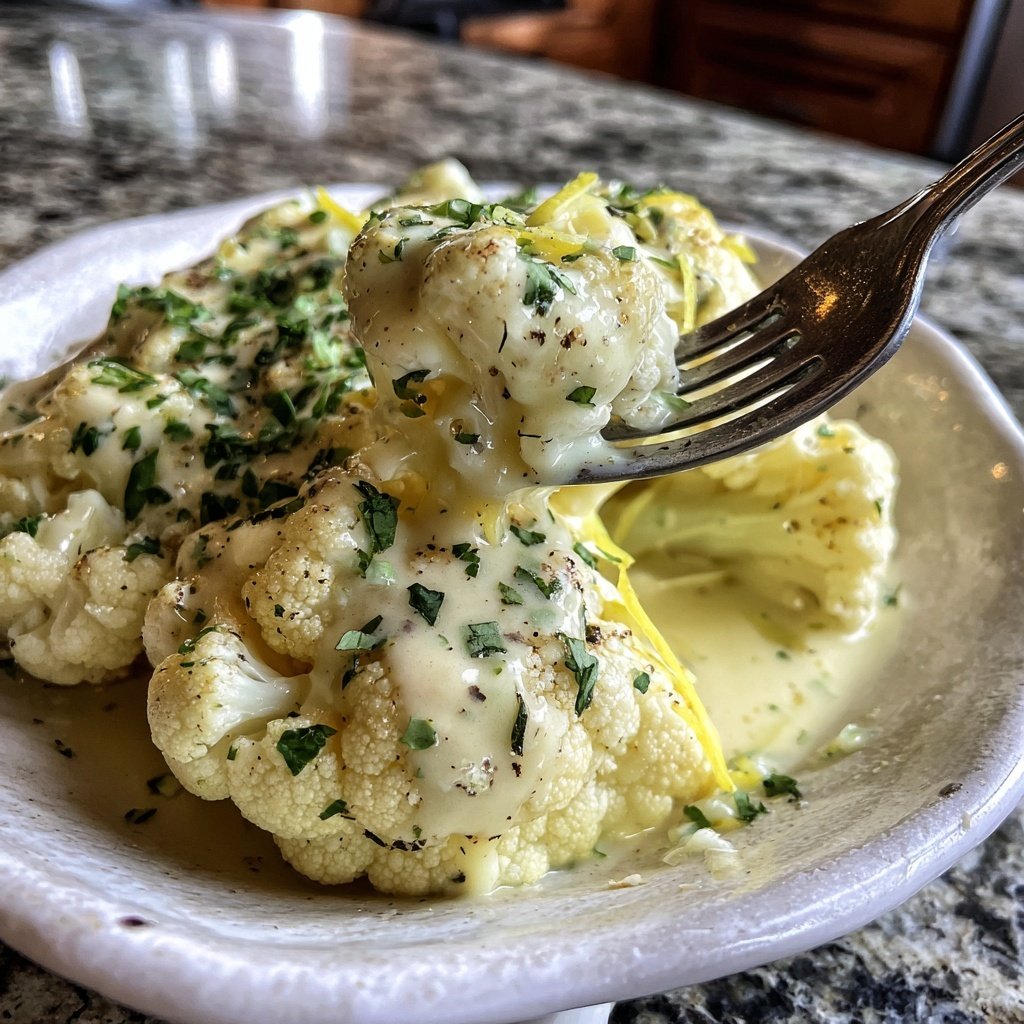 Blumenkohl mit Zitronensauce