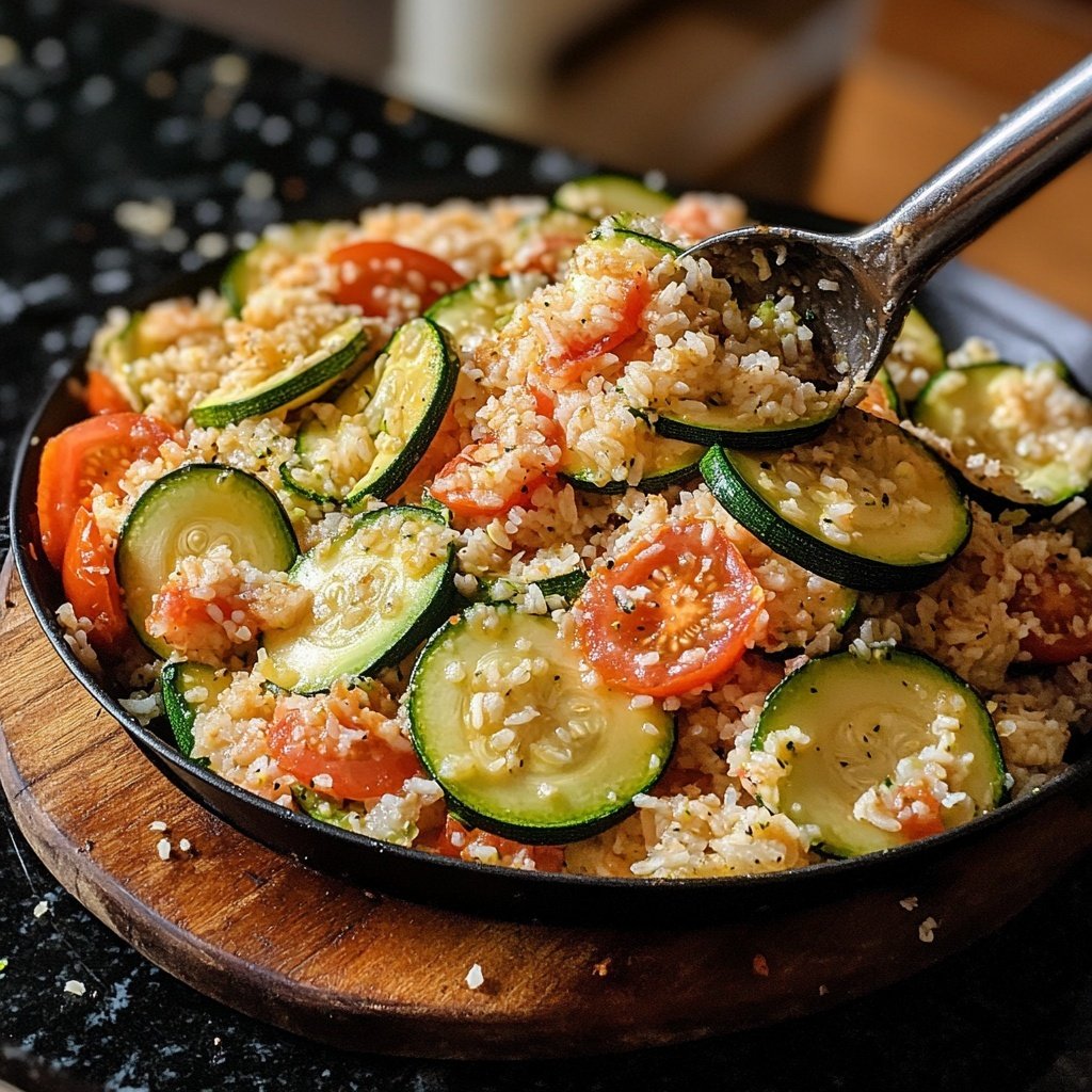 Zucchini-Tomaten-Reis