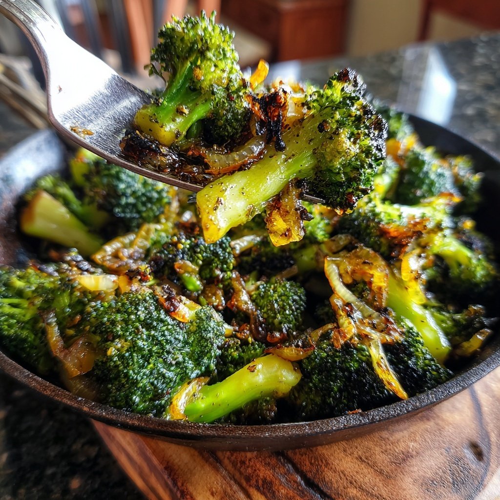 Brokkoli Pfanne Mit Zwiebeln