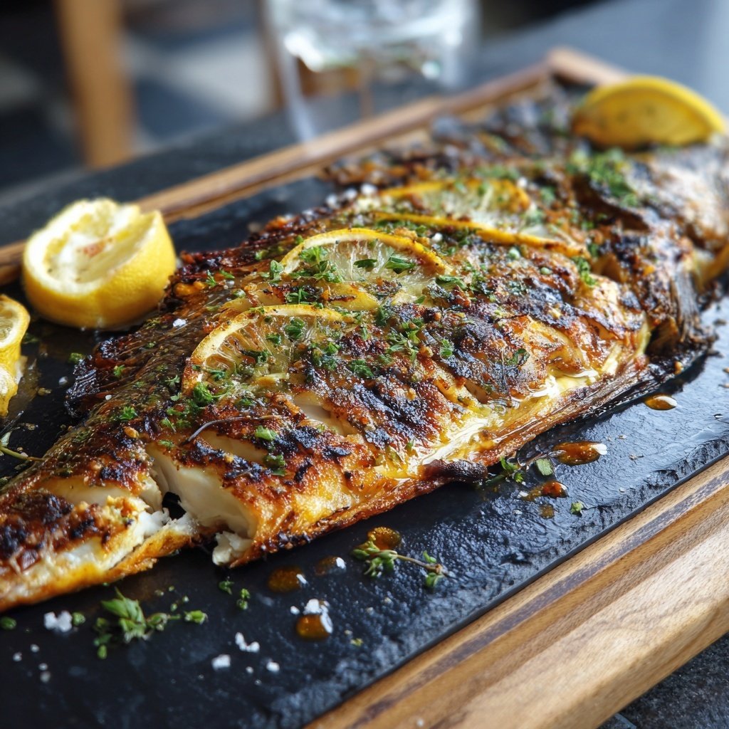 Gesund & Leicht Zitronen-Gegrillter Fisch