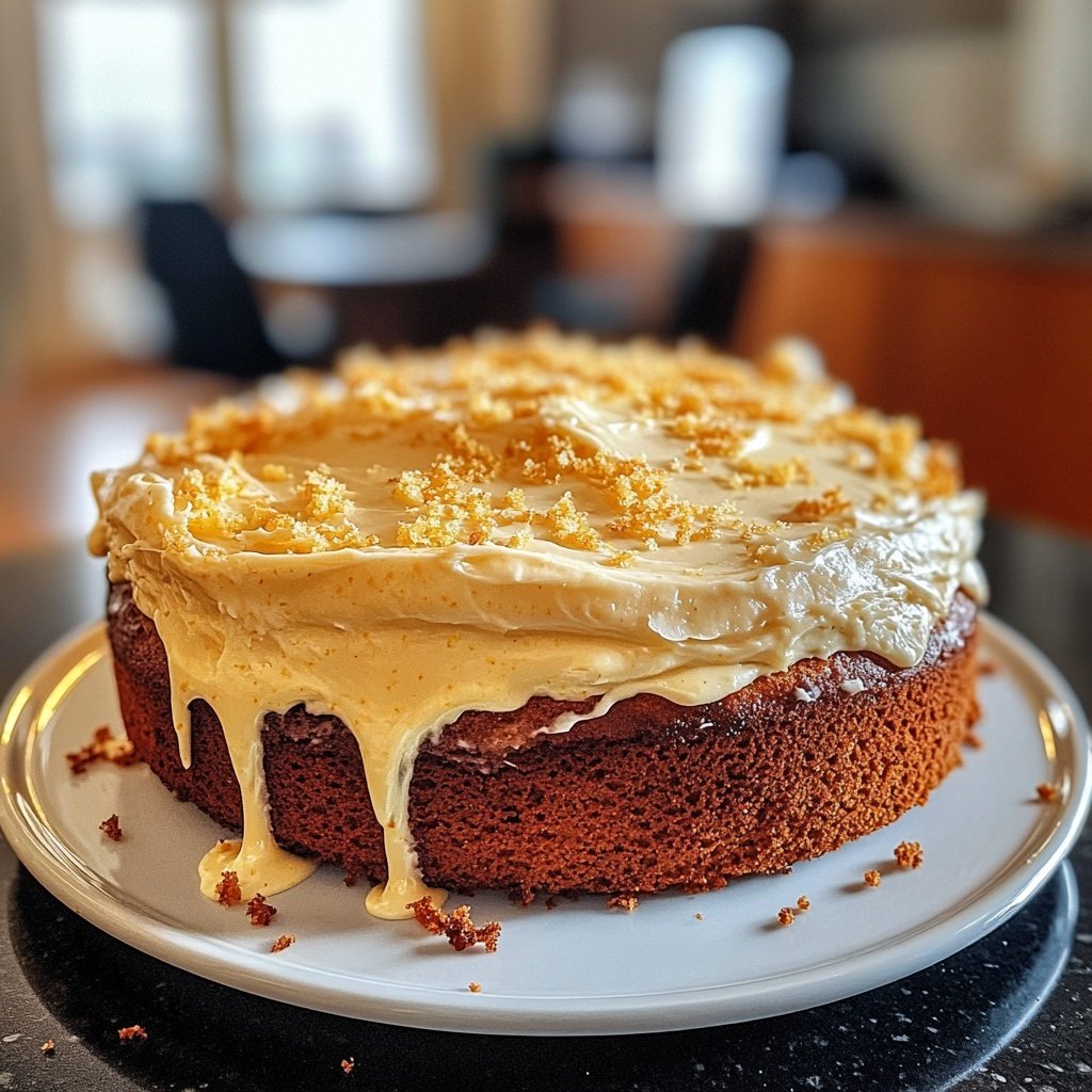 Zitronenkuchen mit Frischkäse Frosting