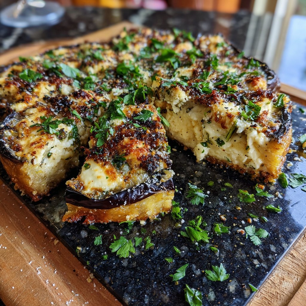 Auberginen aus dem Ofen würzig