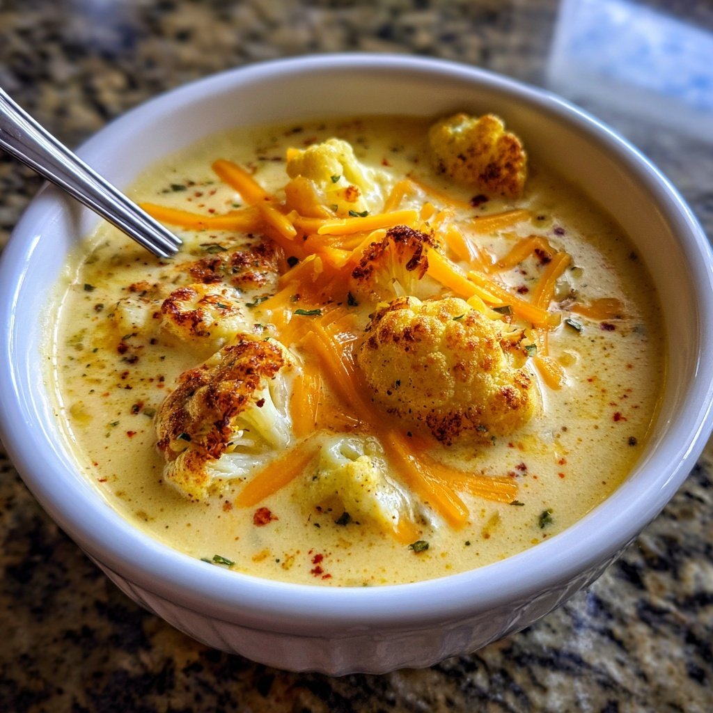 Blumenkohl Käsesuppe