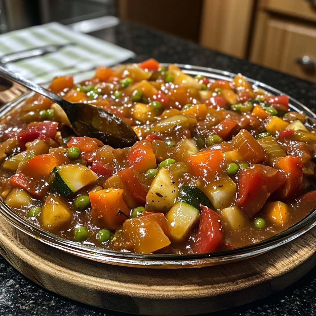 Gemüsepfanne mit Sojasauce