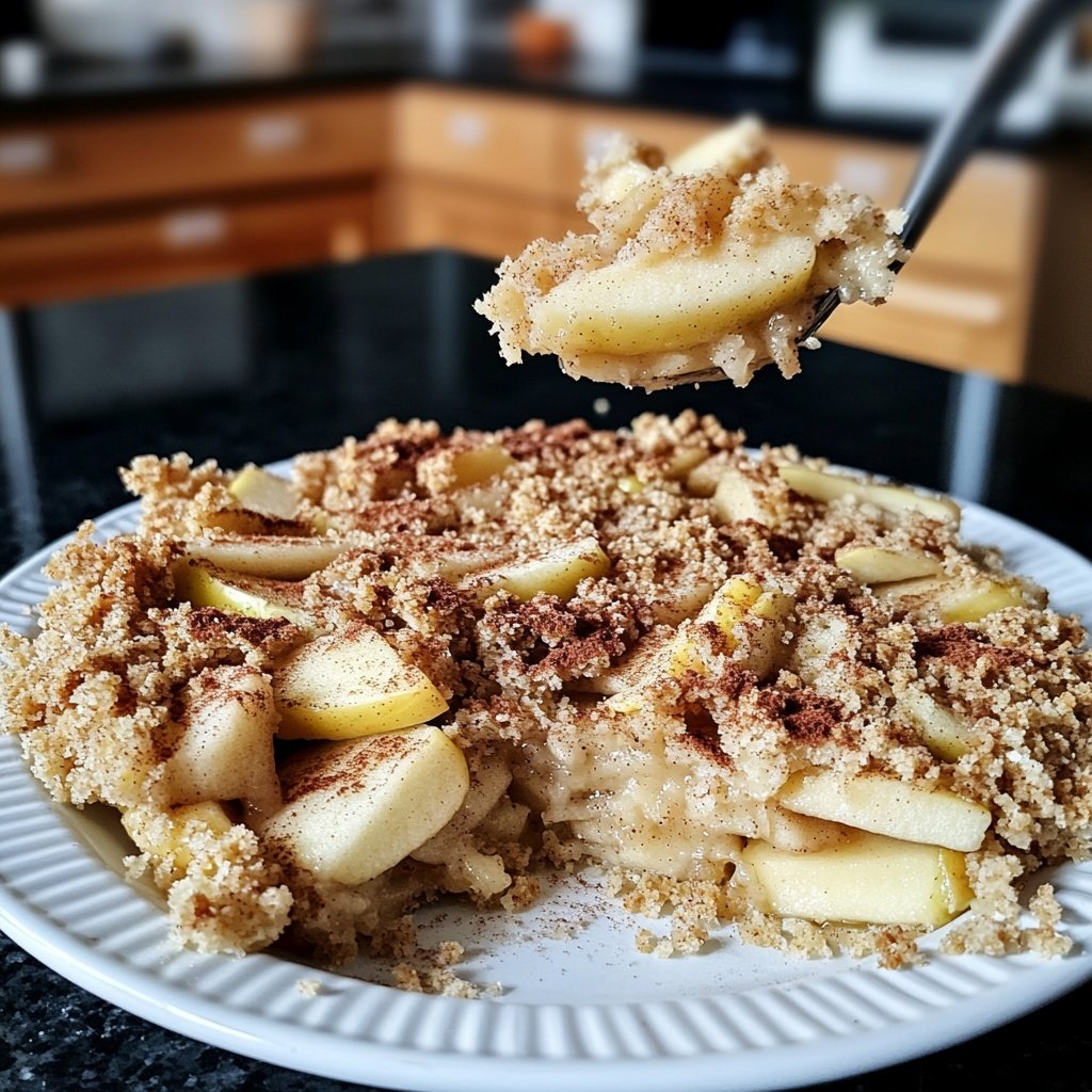 Weihnachtscrumble Dessert