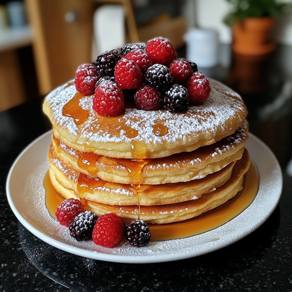 Pfannkuchen zum Frühstück