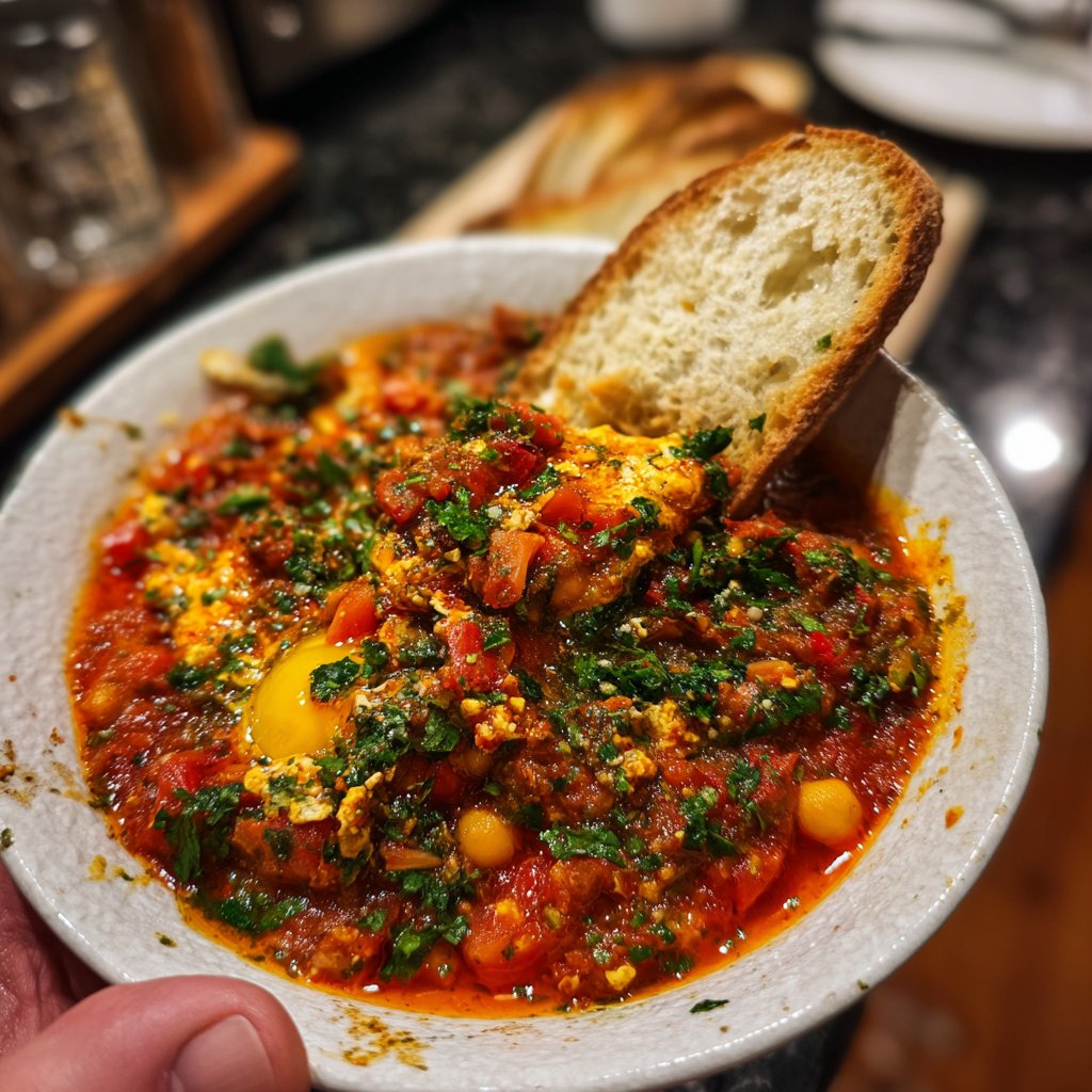 Shakshuka mit Kichererbsen