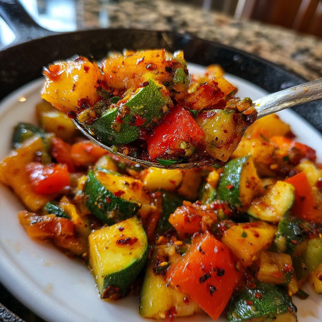 Gemüsepfanne mit Chili