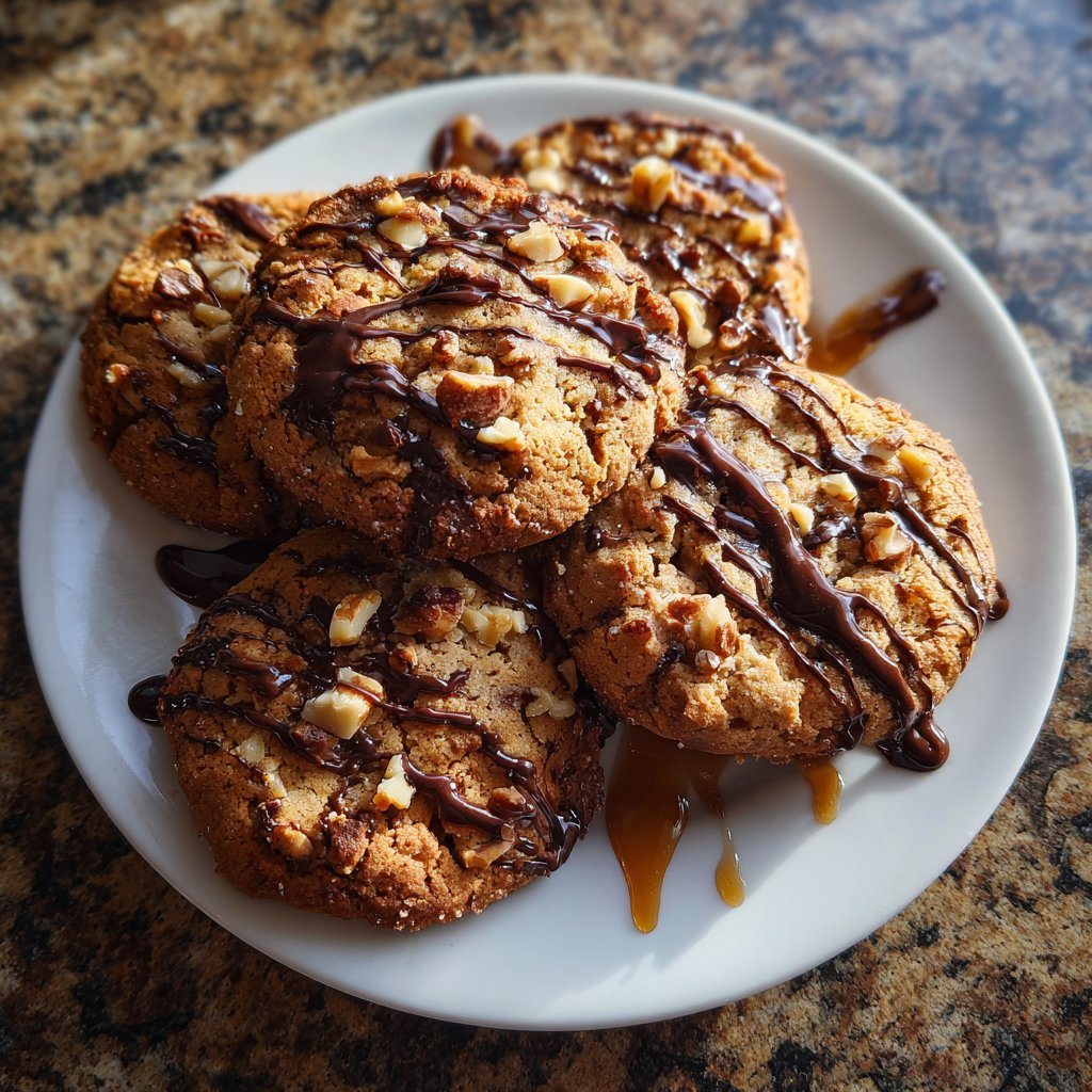 Cookies mit Nüssen und Honig