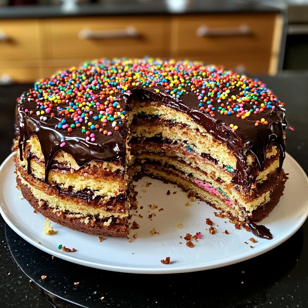 Geburtstagskuchen für viele Gäste